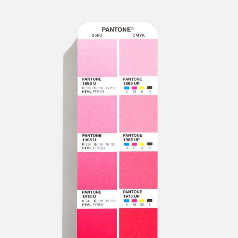 Set COLOR CMYK TEXTIL Color Guide Pantone for  Digital Print Coated/Uncoated 