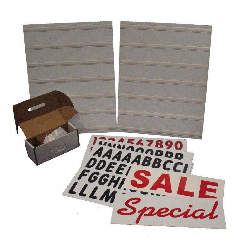 White Changeable Message Board Kit