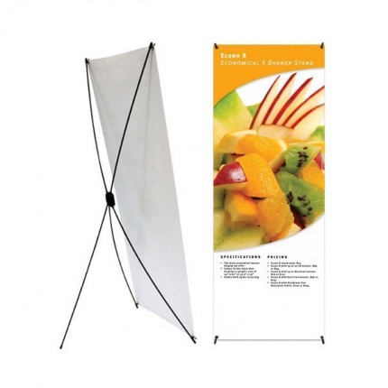 Support de bannière Econo de GAP - 24 po x 62,5 po