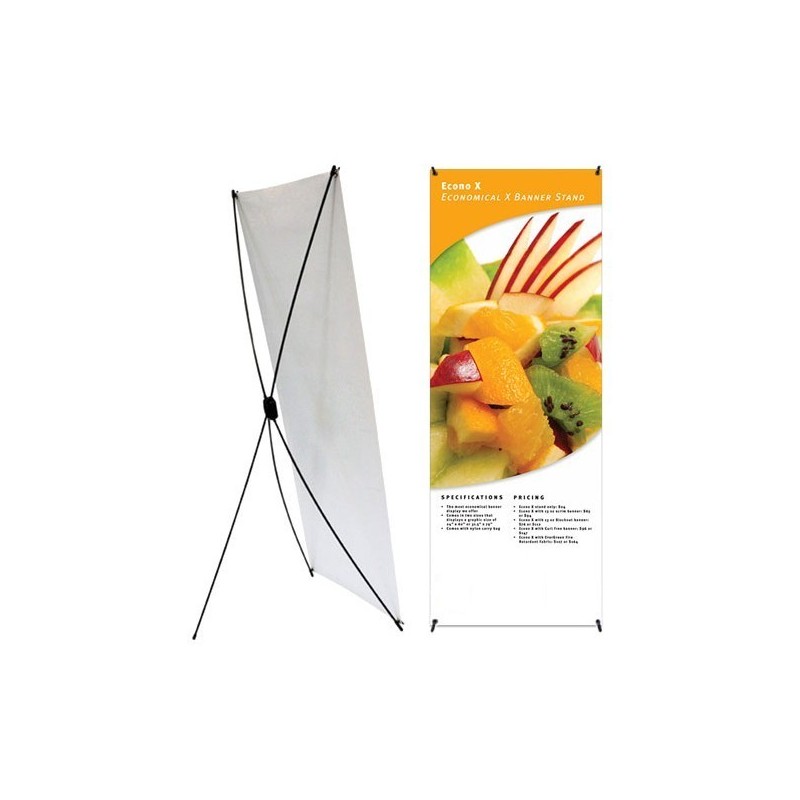 Support de bannière Econo de GAP - 24 po x 62,5 po