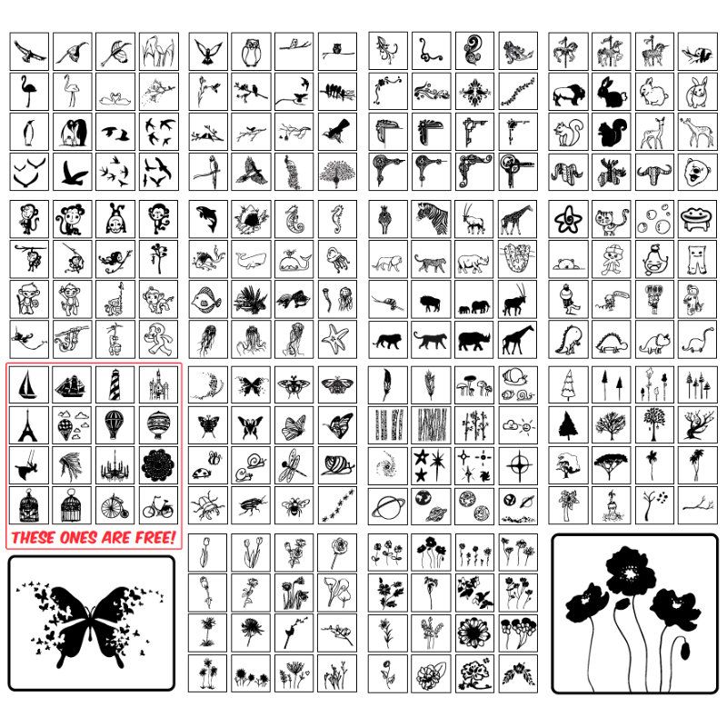 Conceptions de chapeau haut de forme - Collection d’art mural vectoriel v. 1