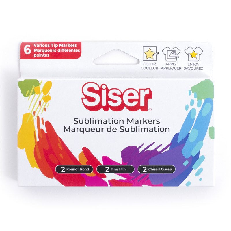 ® Marqueurs de sublimation Siser- Noir