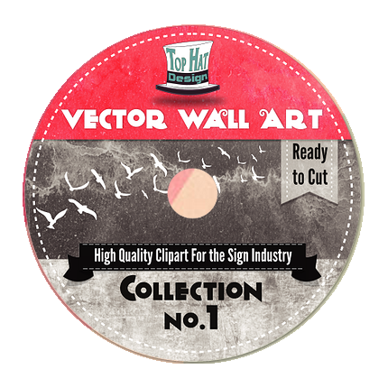 Conceptions de chapeau haut de forme - Collection d’art mural vectoriel v. 1