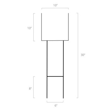 ProStakes SS2 Heavy Duty Yard Sign Stakes