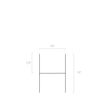 ProStakes SS4 Mini H-Wire Sign Stakes
