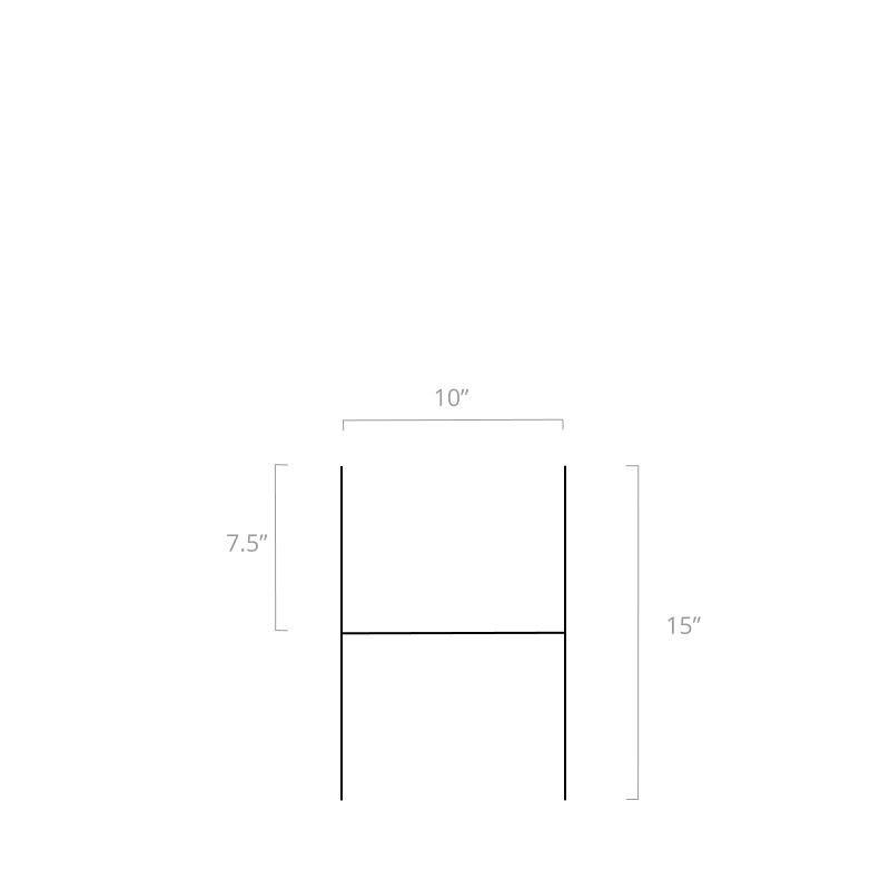 ProStakes SS4 Mini H-Wire Sign Stakes