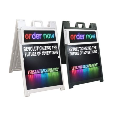 LED Sandwich Board Display for Plasticade A-Frames