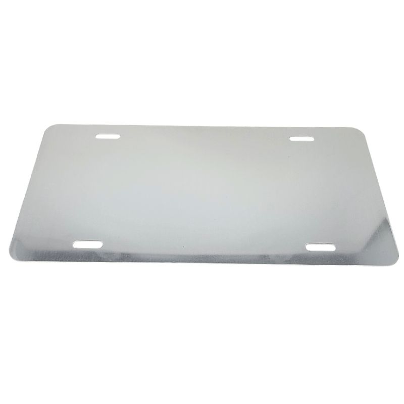 Plaques d’immatriculation en aluminium miroir .040