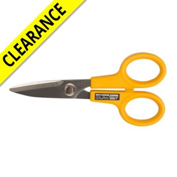 OLFA SCS-1 5in Stainless Steel Serrated Edge Scissors