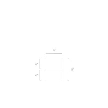 PROStakes SS Rider 6x8 Wire Rider Stake