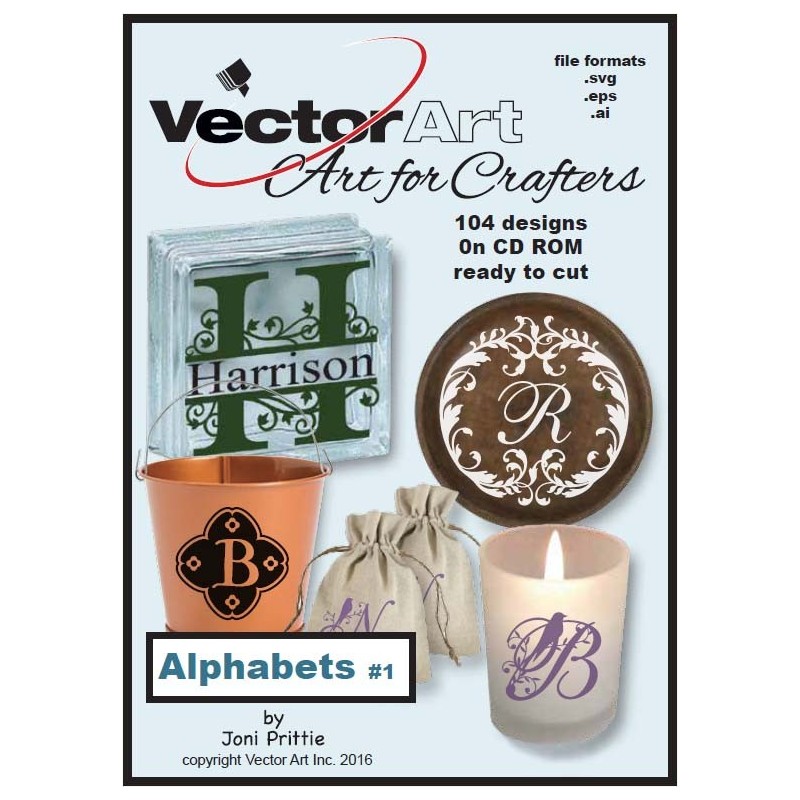 Vector Art for Crafters - Alphabets v.1