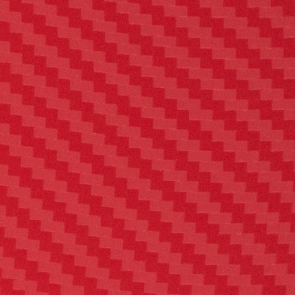 Oracal 975CA-305 Carbon Fiber Geranium Red