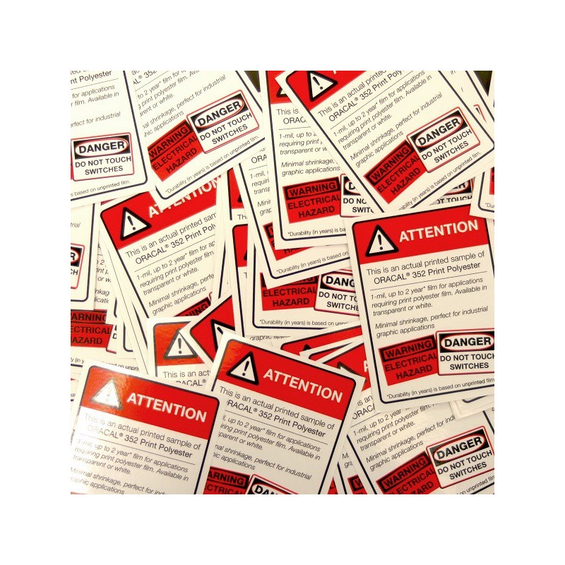 Oracal 352 Feuilles de polyester imprimé