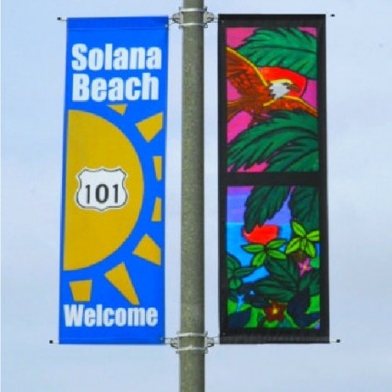 Supports de poteau Street Banner